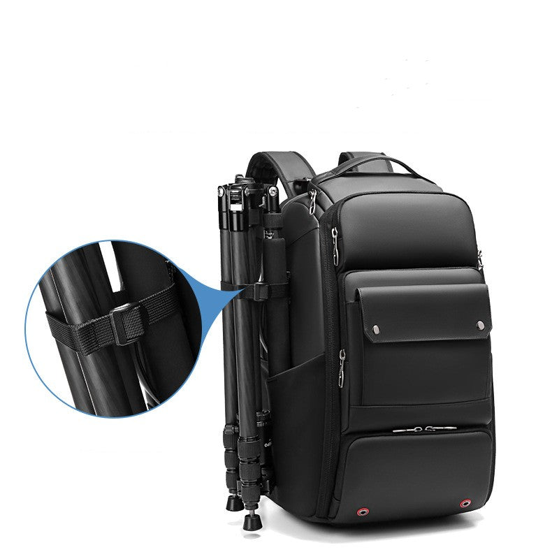 Waterproof drone lens computer camera bag, view 2 - MRSLM