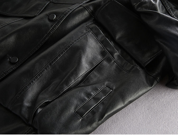 PU leather jacket, view 4 - MRSLM