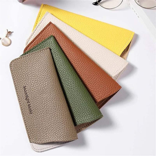 portable pu leather glasses bag - MRSLM