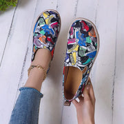 women's slip-on canvas flat shoes, view 6 - MRSLM