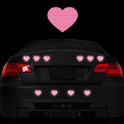 reflective heart-shaped stickers - MRSLM