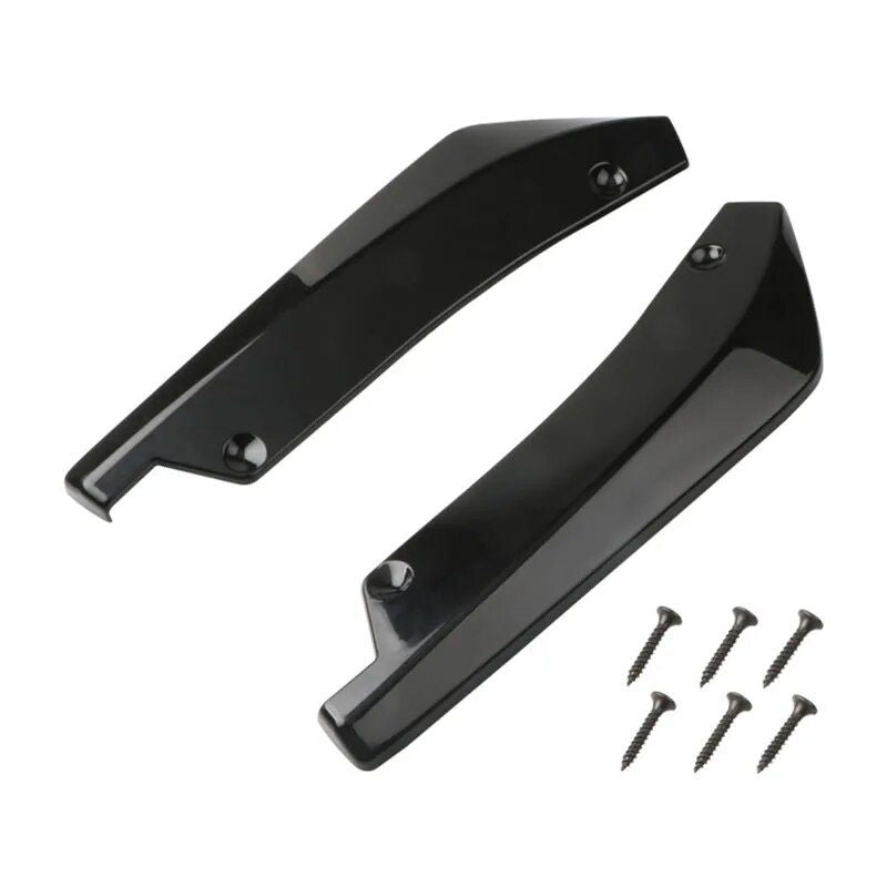 universal car bumper lip spoiler carbon fiber look, view 3 - MRSLM