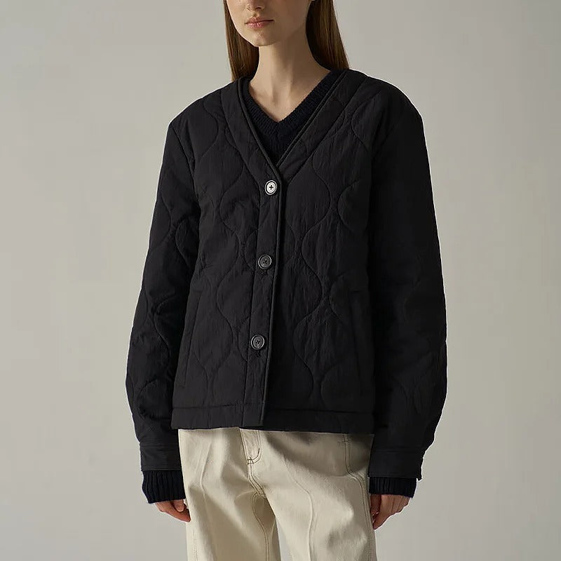 quilted women's winter jacket, view 4 - MRSLM