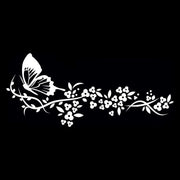 reflective butterfly car decal, view 4 - MRSLM