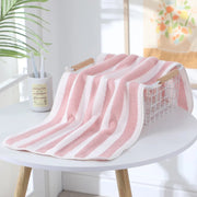 coral fleece dishcloth and bath towel, view 7 - MRSLM