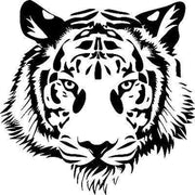 tiger head vinyl car decal - MRSLM