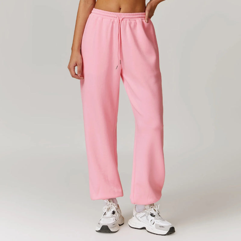 high waisted loose fit sweatpants, view 2 - MRSLM