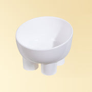 elevated high foot pet bowl, view 2 - MRSLM