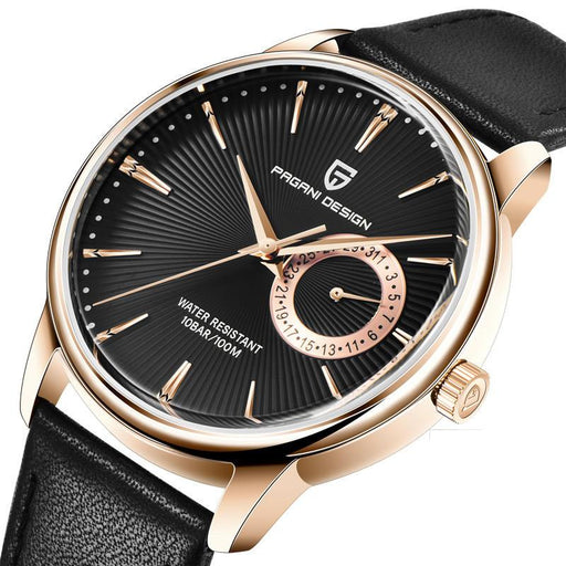 men's stainless steel quartz watch, view 4 - MRSLM