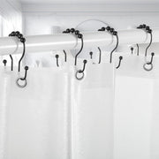 stainless steel shower curtain hooks, view 4 - MRSLM