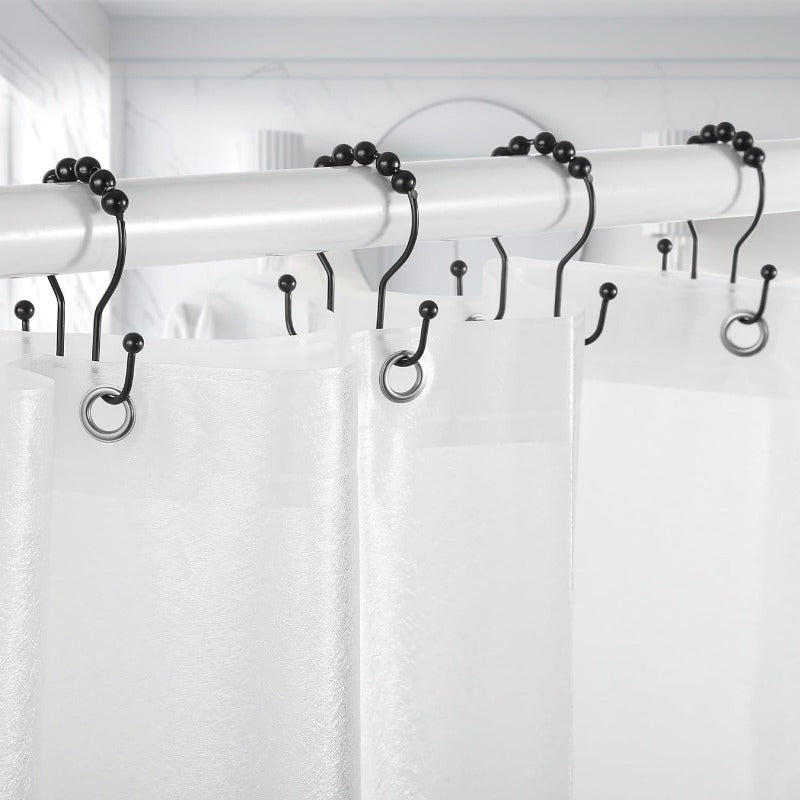 stainless steel shower curtain hooks, view 4 - MRSLM