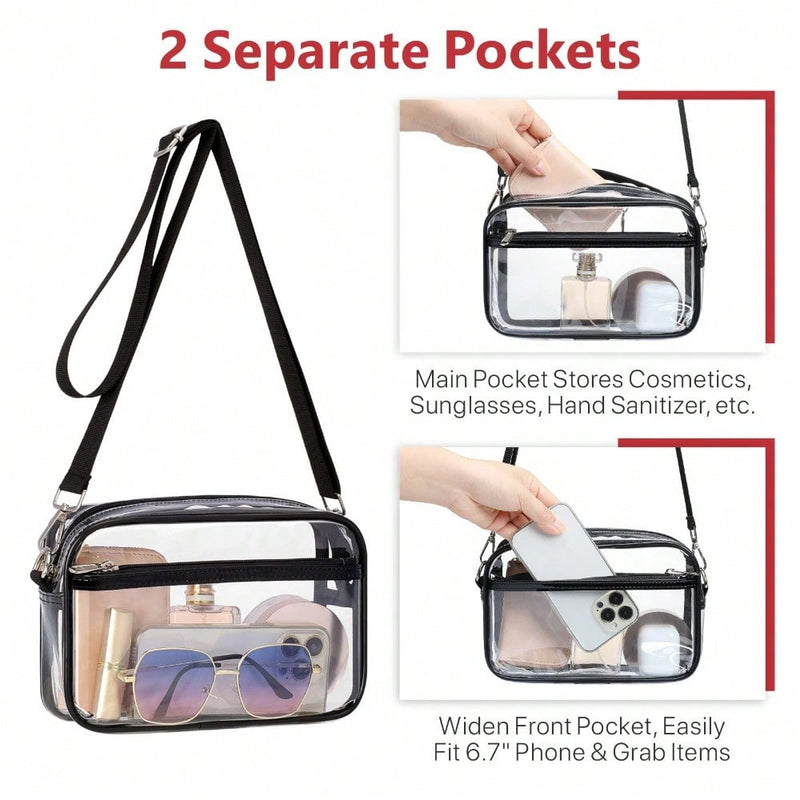 clear crossbody bag, view 2 - MRSLM