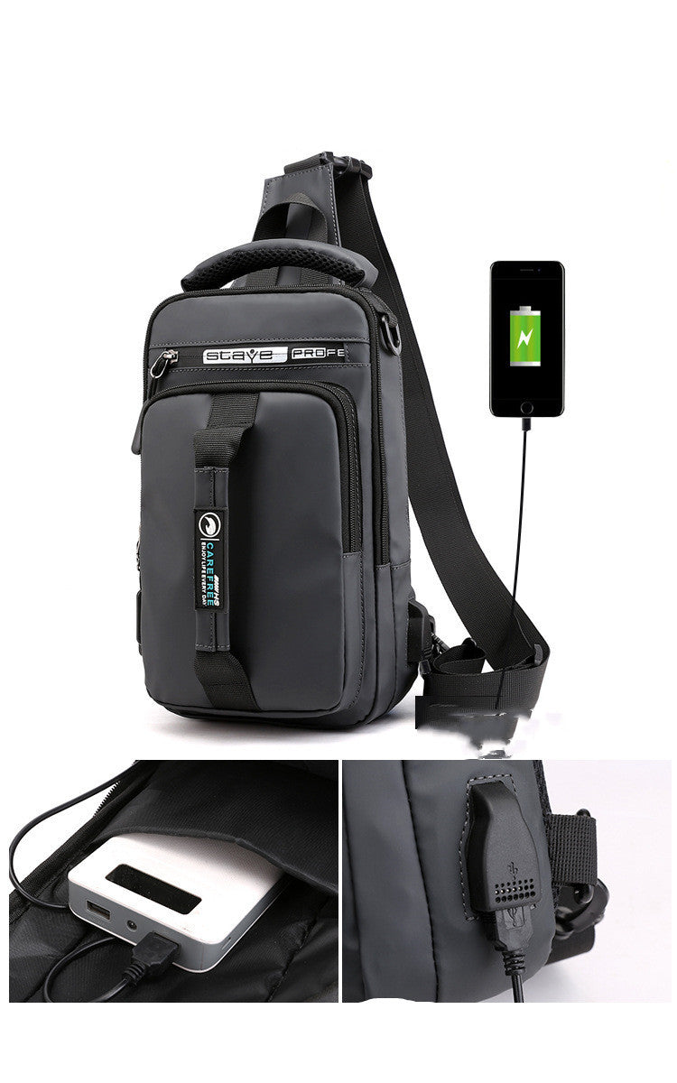 oxford cloth backpack, view 4 - MRSLM