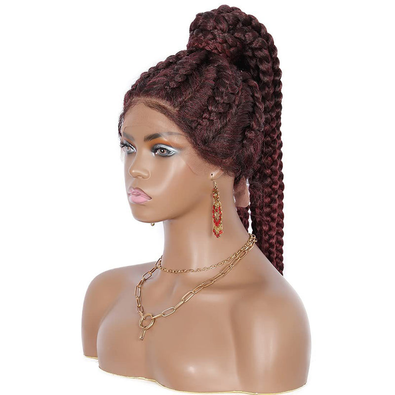 braided lace head cap wig, view 2 - MRSLM