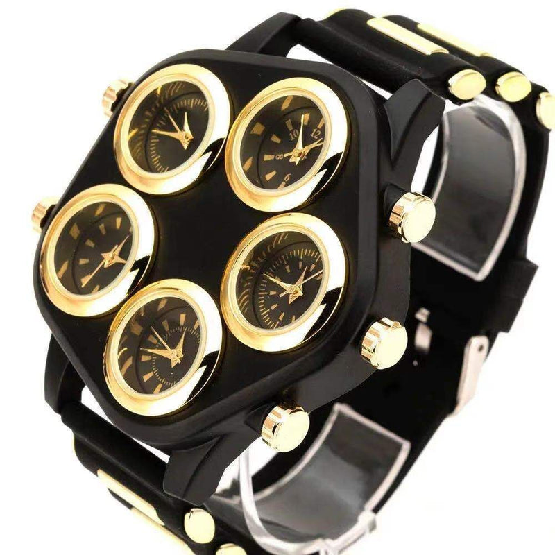 men's big dial quartz watch, view 7 - MRSLM