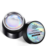 holographic metallic nail gel, view 2 - MRSLM