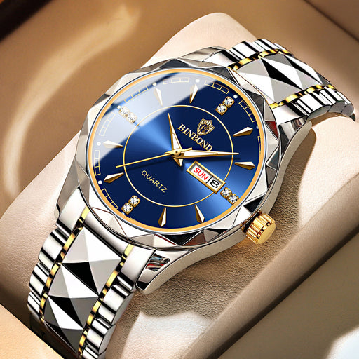 Steel calendar quartz watch - MRSLM