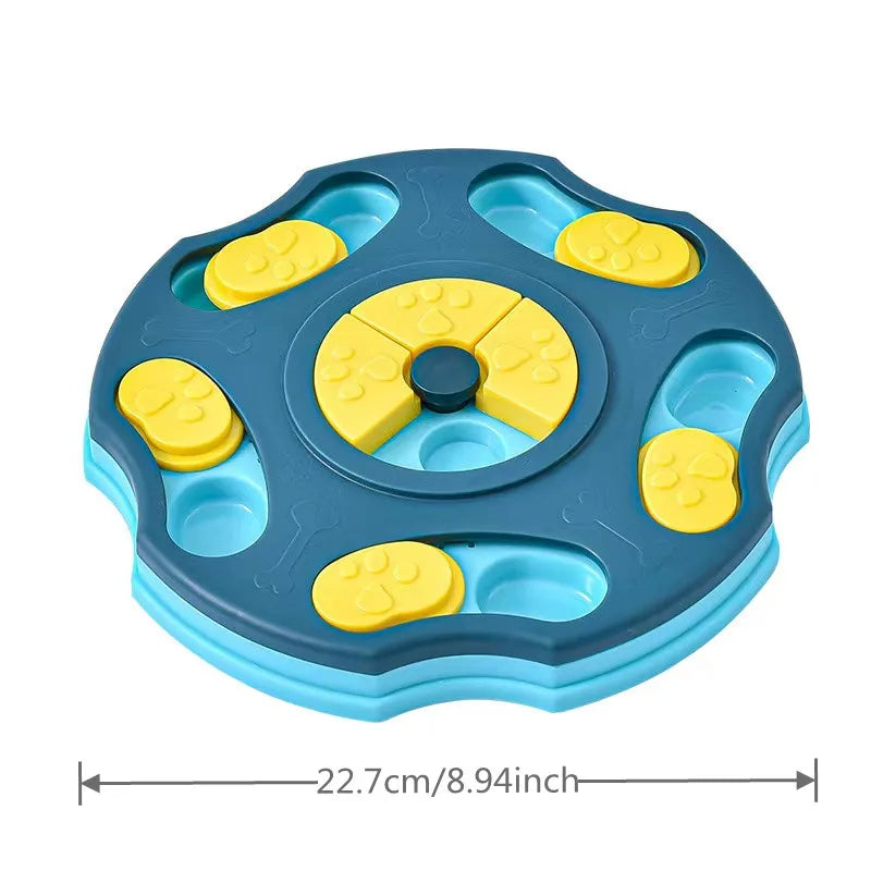 interactive slow feeder dog bowl, view 8 - MRSLM