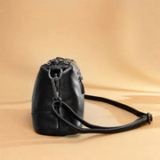 genuine leather tote bag, view 9 - MRSLM