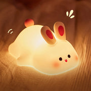 Cute rabbit silicone night lamp - MRSLM