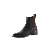 women's leather Chelsea ankle boots, view 2 - MRSLM