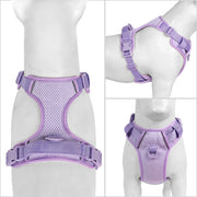 Reflective no-pull mesh nylon dog harness, view 8 - MRSLM
