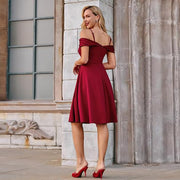 retro spaghetti strap dress, view 3 - MRSLM