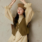 women's v-neck vest - MRSLM