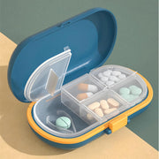 portable travel pill case with cutter, view 9 - MRSLM