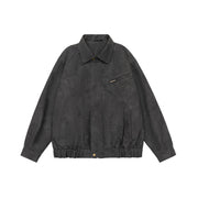 american retro PU leather jacket, view 6 - MRSLM