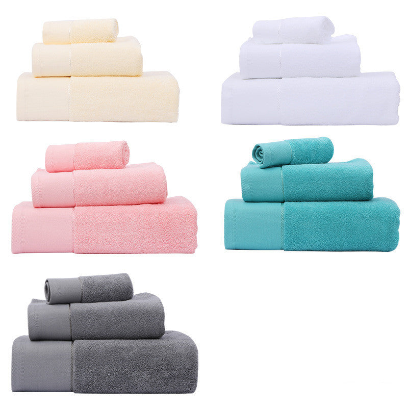 Cotton three-piece towel set - MRSLM