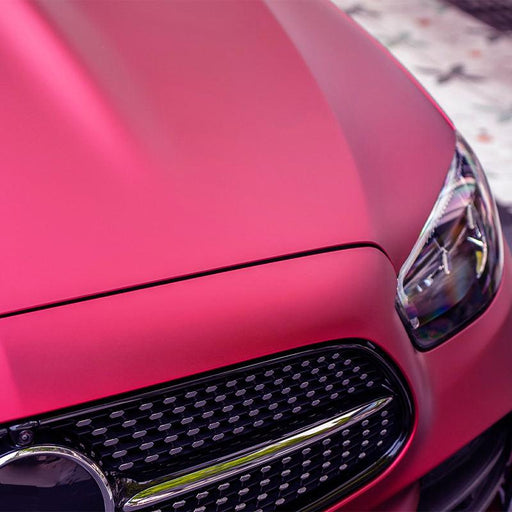 rose red chrome metallic vinyl wrap - MRSLM