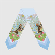 women's silk skinny scarf, view 13 - MRSLM