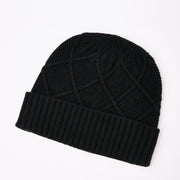 warm knitted wool hat, view 3 - MRSLM