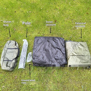 Double-layer waterproof camping tent, view 4 - MRSLM