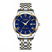 men's stainless steel luminous quartz watch, view 6 - MRSLM