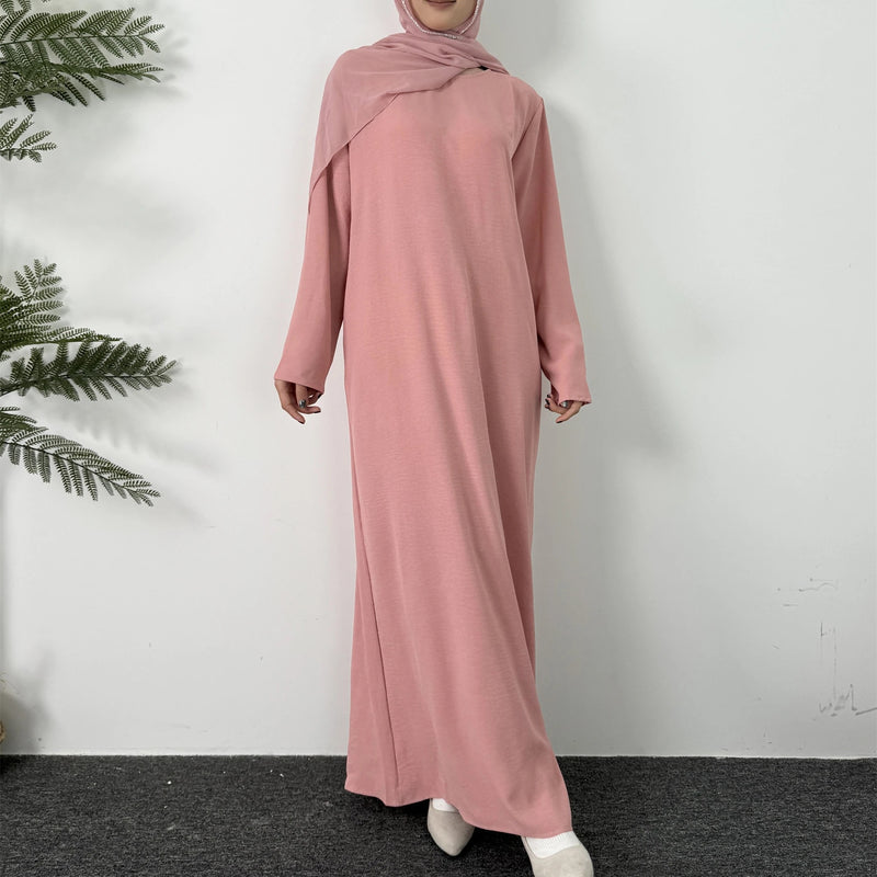 round neck long shirt dress, view 5 - MRSLM