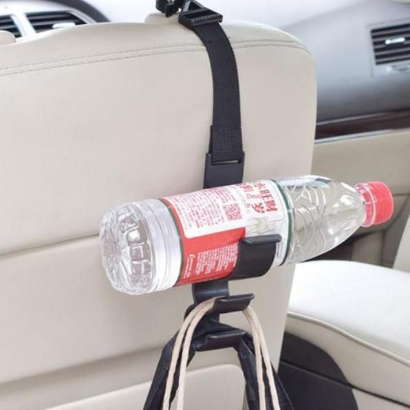 Adjustable car seat storage hooks, view 6 - MRSLM
