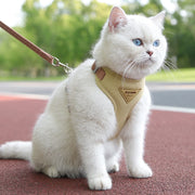 soft mesh cat and dog vest harness with leash, view 7 - MRSLM