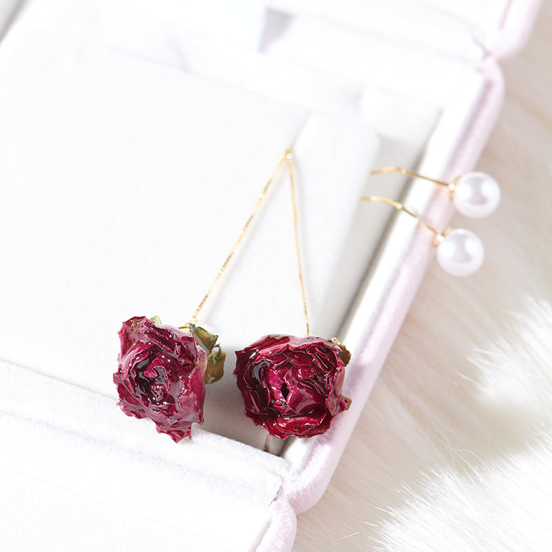 Earrings Flower Eternal Long Style