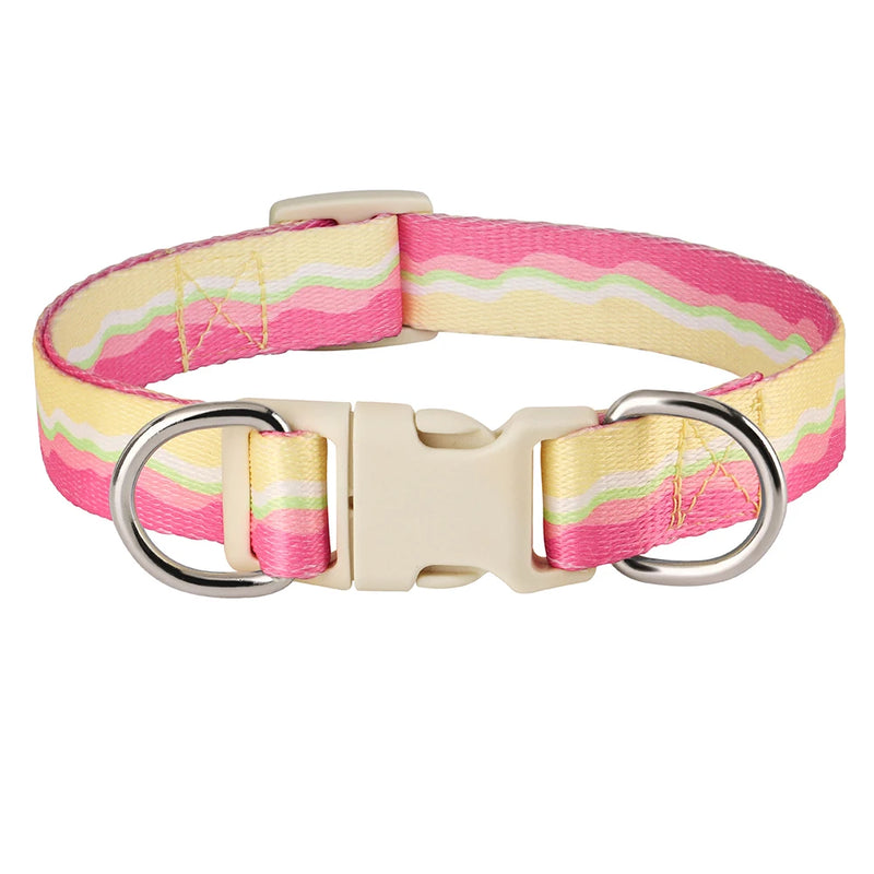 adjustable nylon dog collar, view 3 - MRSLM
