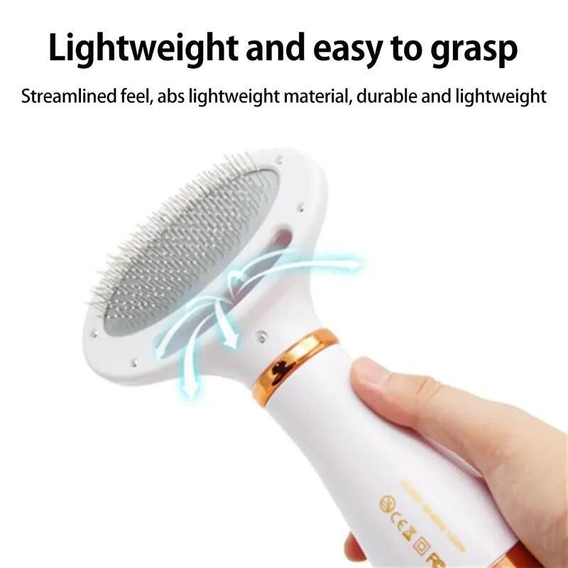 pet hair dryer comb brush, view 6 - MRSLM