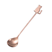 Cat stainless steel coffee spoon, view 7 - MRSLM