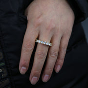 men's simple zirconia ring - MRSLM