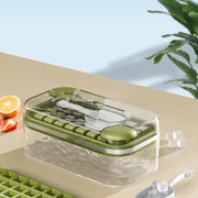 ice cube tray with lid and bin, view 2 - MRSLM