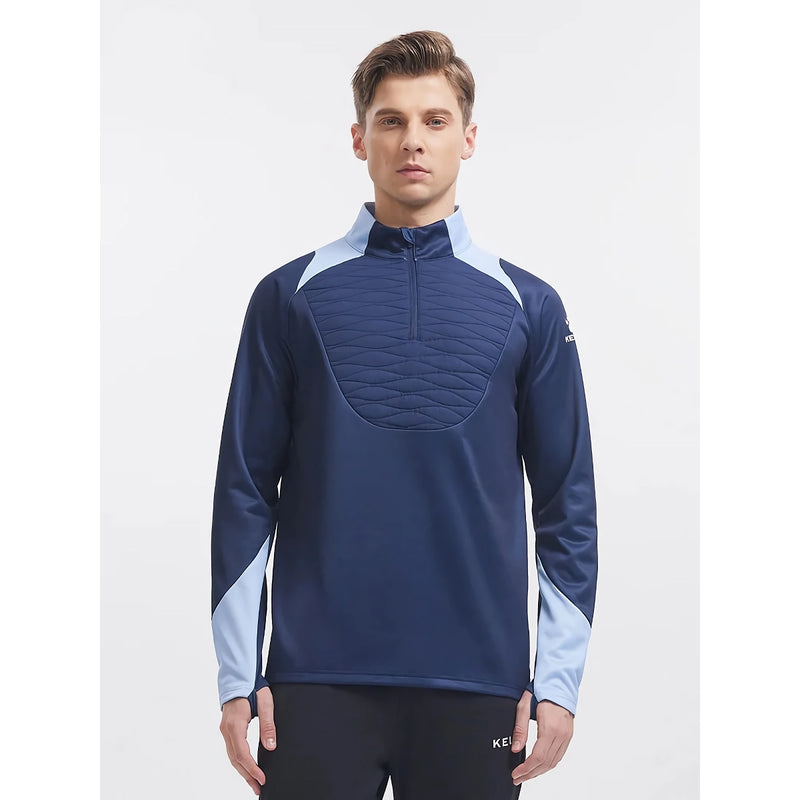 men's half-zip quilted sports pullover, view 8 - MRSLM