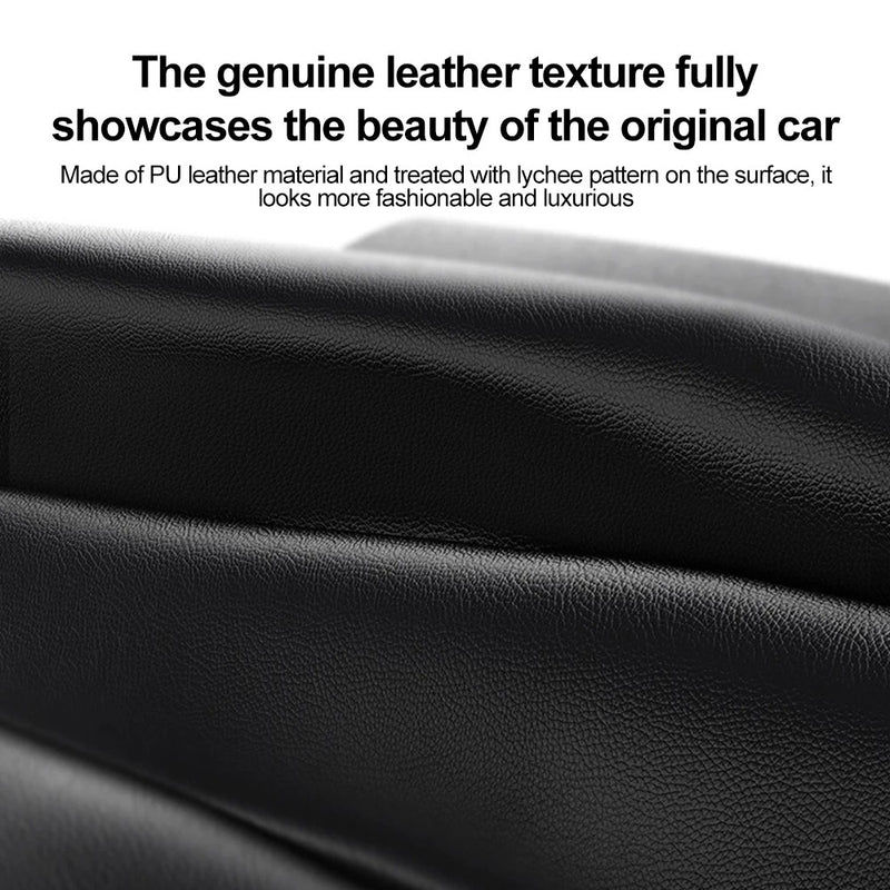 waterproof pu leather car trash bag, view 5 - MRSLM