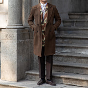 Men's vintage wool brown jacket, view 3 - MRSLM