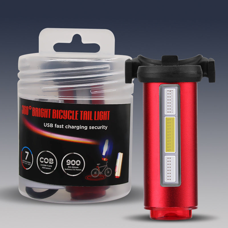 USB rechargeable bicycle taillight, view 5 - MRSLM