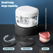 portable orthodontic retainer case, view 3 - MRSLM
